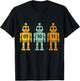 01 10 11 Robot Men Women T-Shirt - T-Shirt | Black