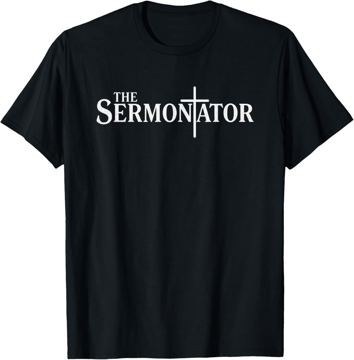 Christian Pastor Sermonator - Pastor Appreciation Church Lea T-Shirt - T-Shirt | Black