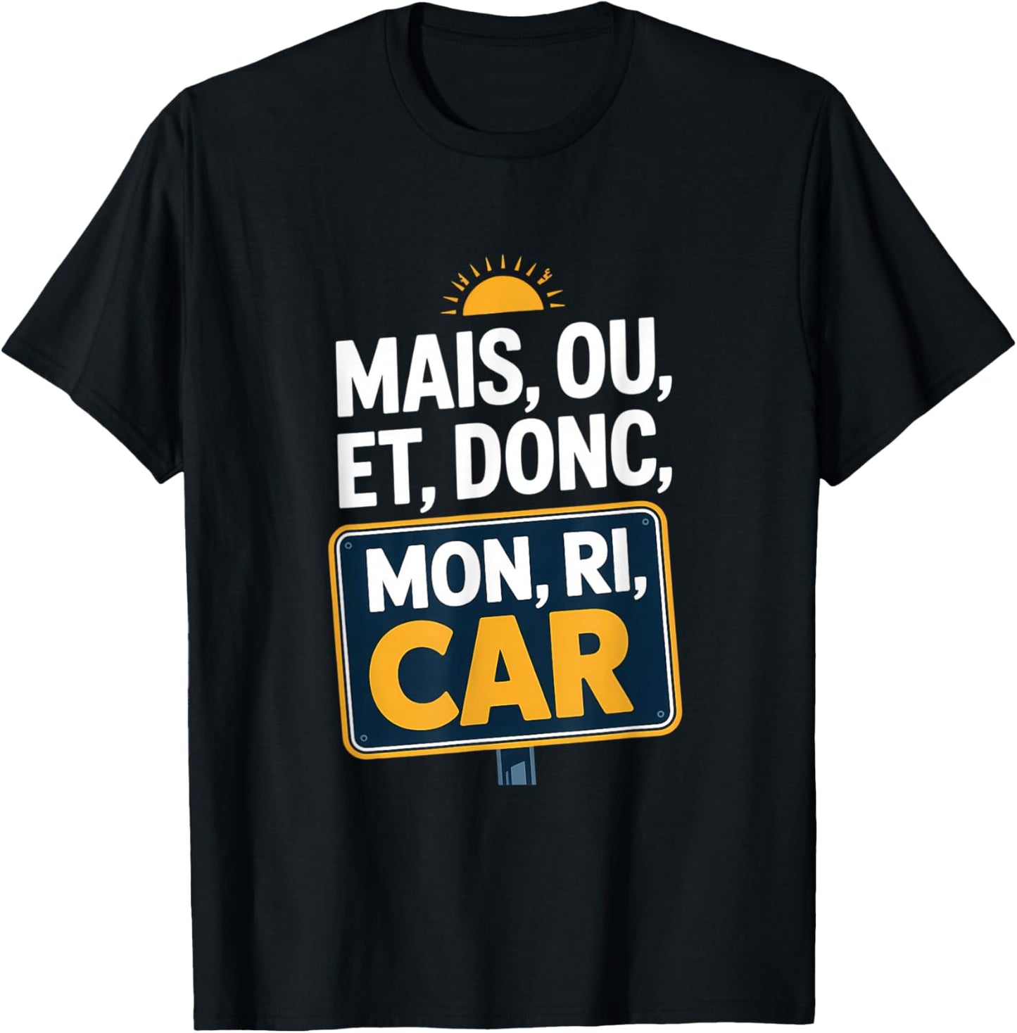 Funny Ricard Mon Ri Car Aperitif T-Shirt - T-Shirt | Black
