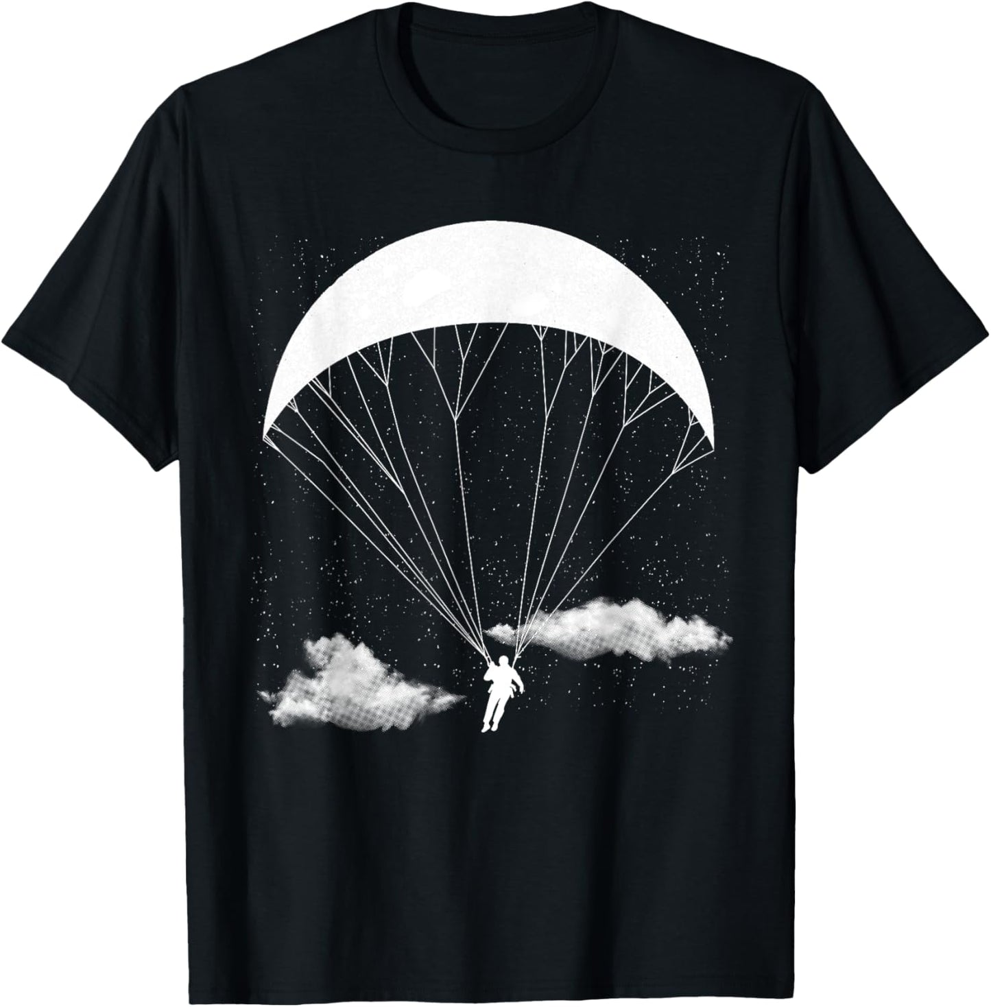 Paragliding Art Women Paraglide Paramotor Paraglider T-Shirt - T-Shirt | Black