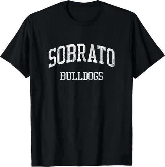 Sobrato High School HS Morgan Hill CA Vintage Sports T-Shirt - T-Shirt | Black