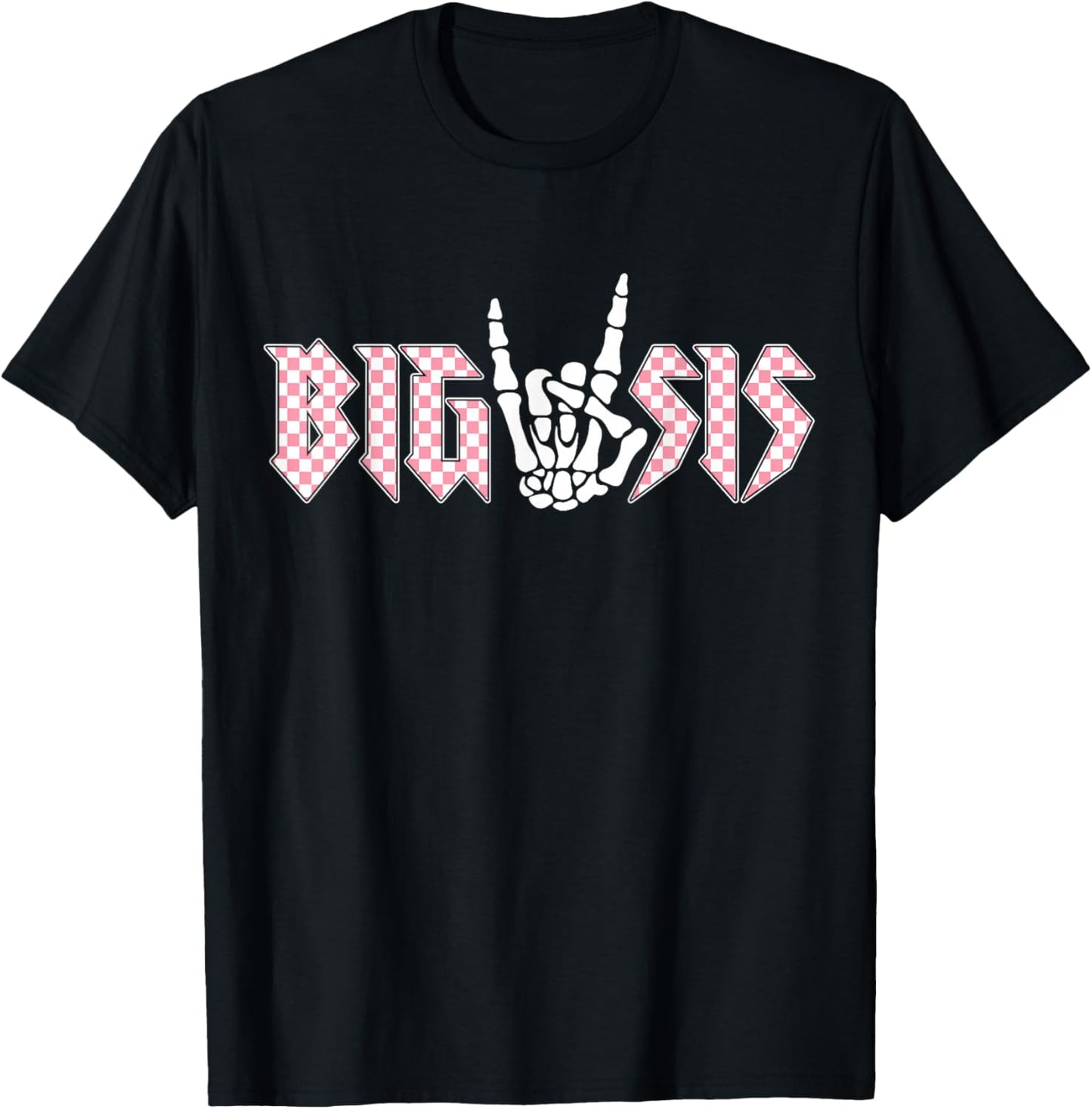 Big Sister Of The Bad Two the Bone Birthday 2 Years Old T-Shirt - T-Shirt | Black