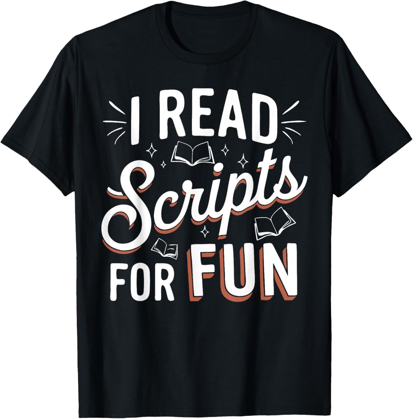 Theater Drama Teacher Scripts Funny Theatre T-Shirt - T-Shirt | Black