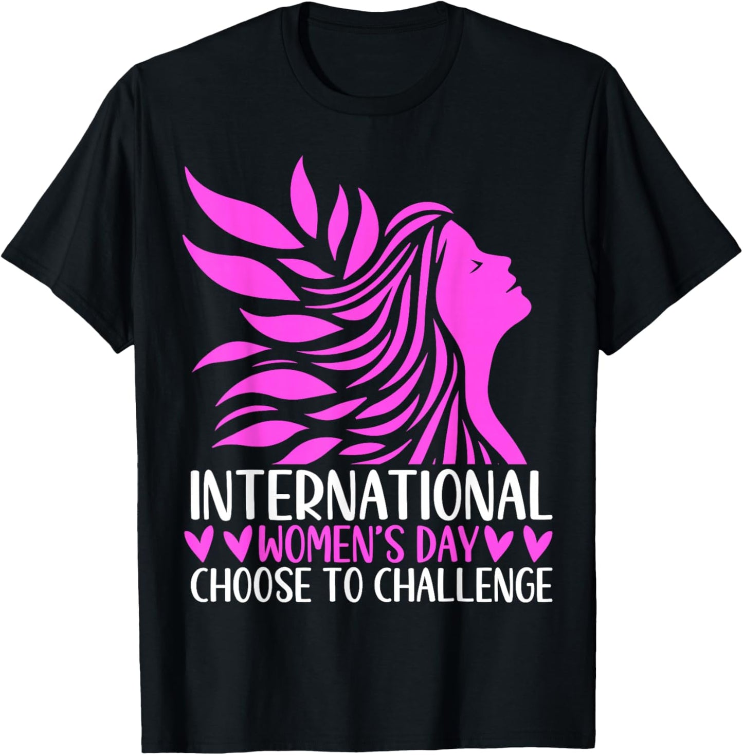 International Women's Day Choose to Challenge T-Shirt - T-Shirt | Black
