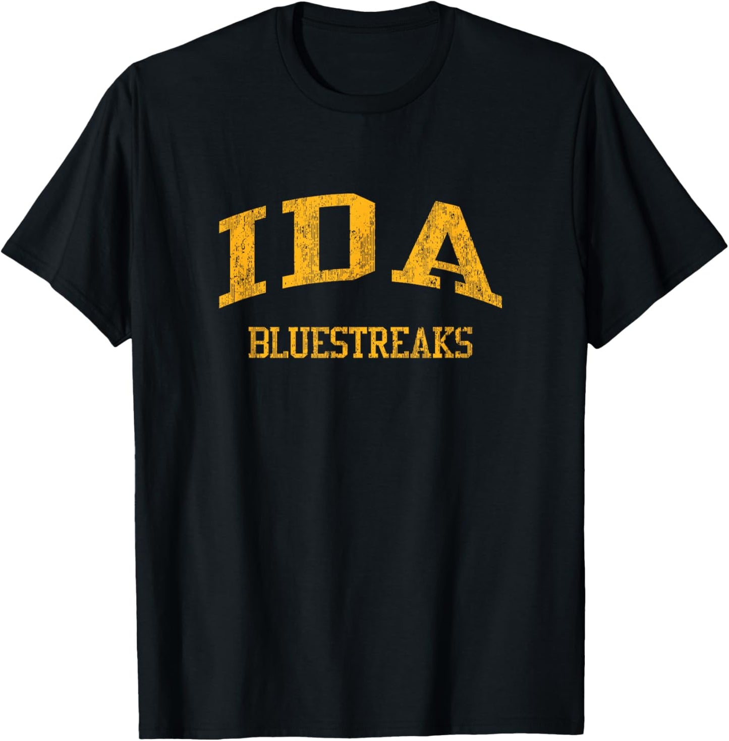 Ida High School HS Ida MI Vintage Sports T-Shirt - T-Shirt | Black