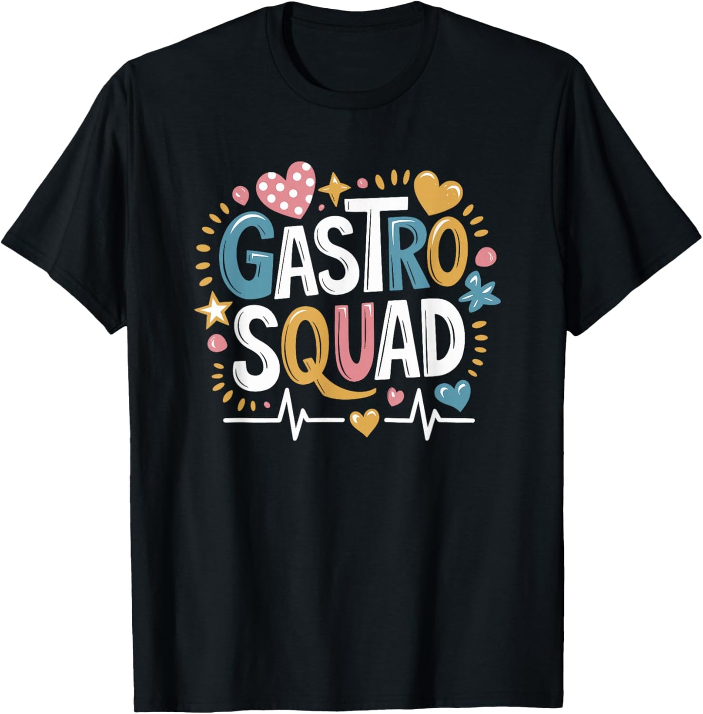 Endoscopy Nursing Gastro Squad, Endoscopy Nurse Crew T-Shirt - T-Shirt | Black