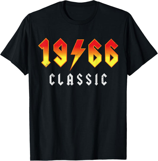 1966 Birthday Man 60th Decoration Funny 60s 60th Birthday T-Shirt - T-Shirt | Black