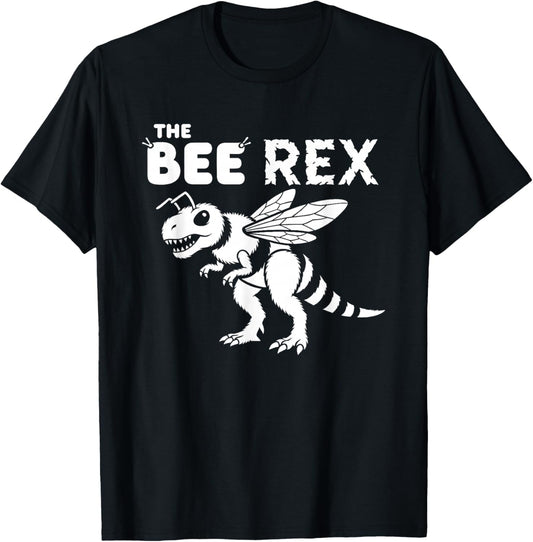 The Bee Rex Funny Women T-Shirt - T-Shirt | Black