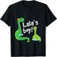 Kids Lala's Boy Grandson Dinosaur T-Shirt - T-Shirt | Black