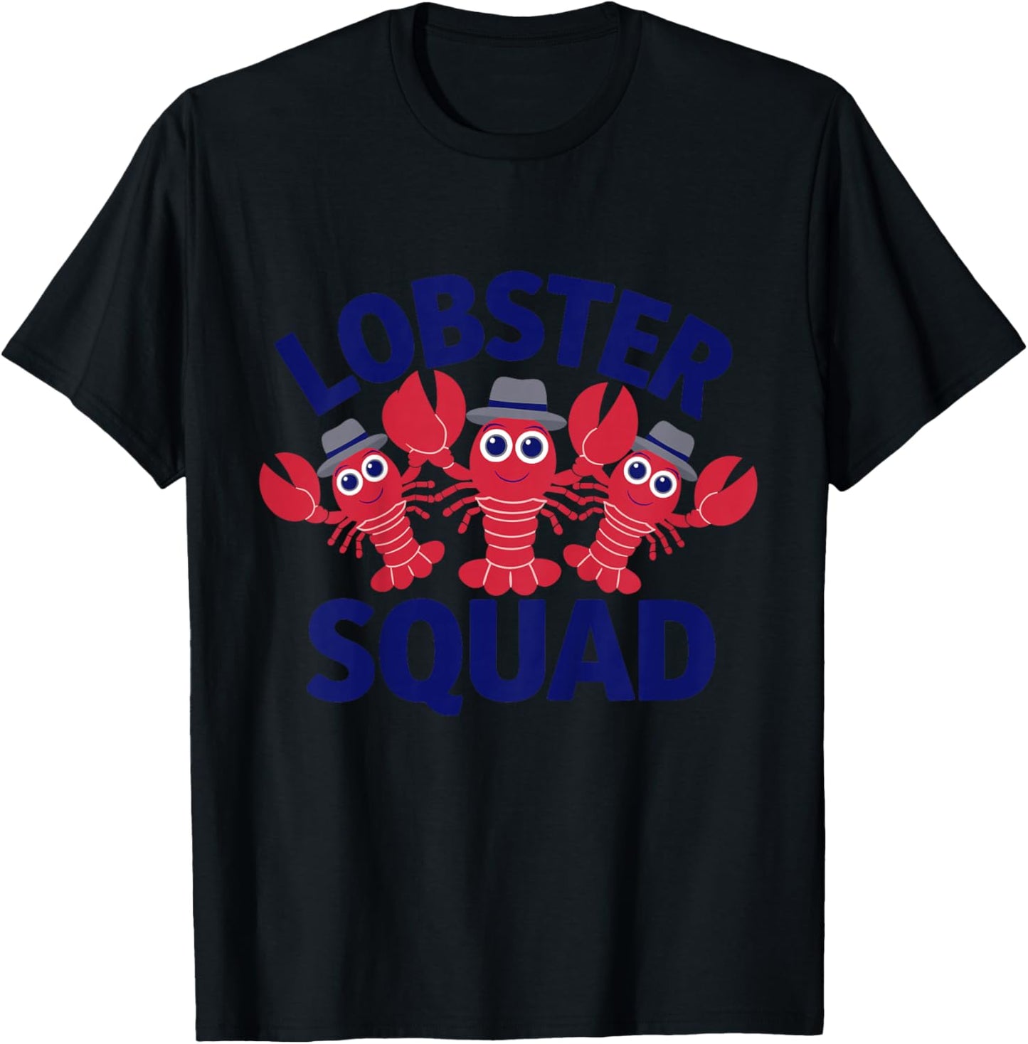 Kids Childrens Lobster Kids T-Shirt - T-Shirt | Black