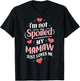 Im Not Spoiled My Mamaw Just Loves Me Grandma Hearts T-Shirt - T-Shirt | Black