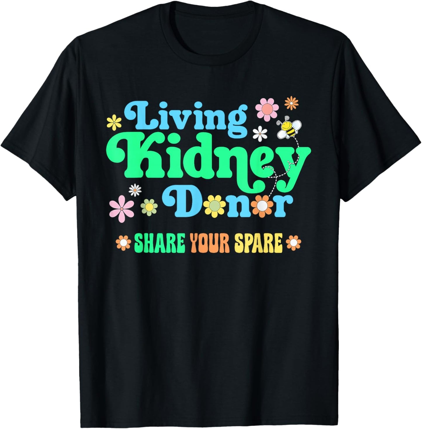 Women's Living Kidney Donor a Living Kidney Donation T-Shirt - T-Shirt | Black
