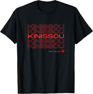 Kinissou Chuukese Thank You | Micronesian Pride T-Shirt - T-Shirt | Black