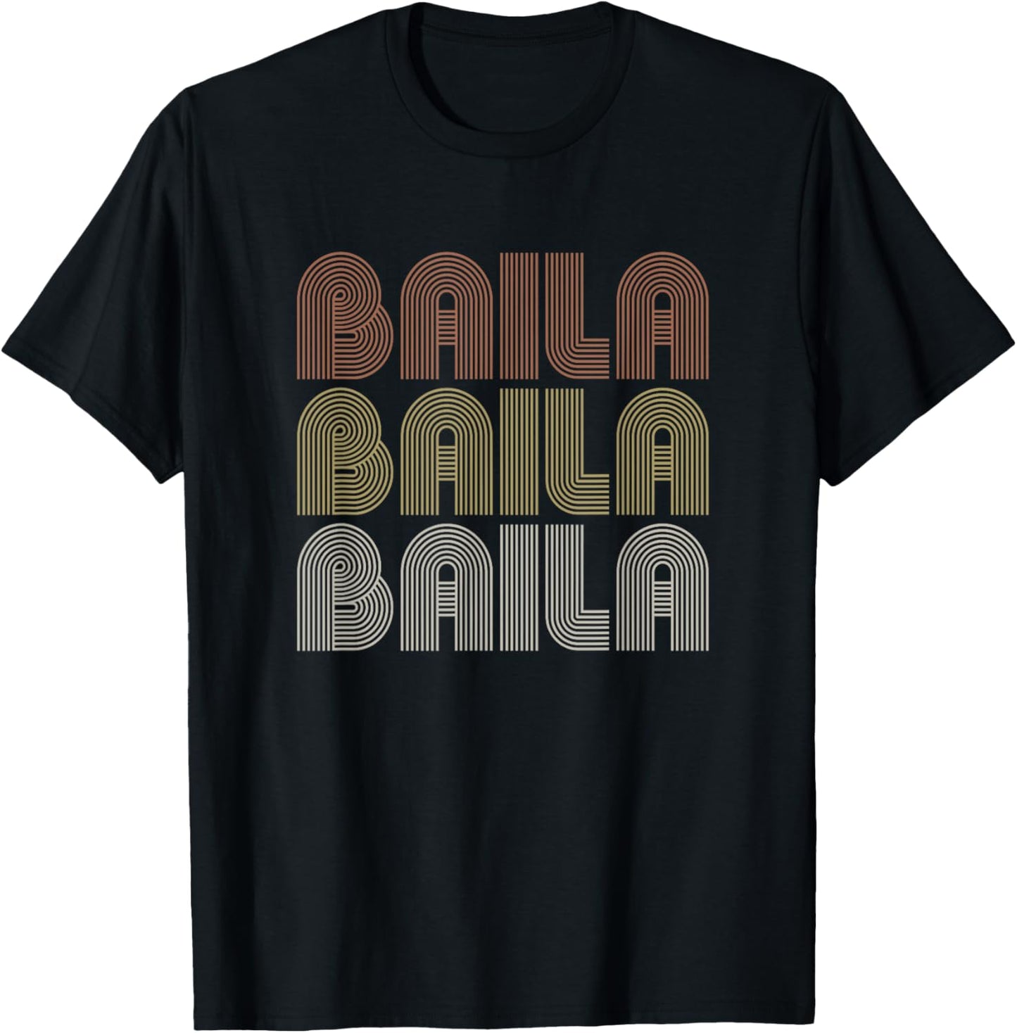 Baila Baila Baila Retro Dance Vibes T-Shirt - T-Shirt | Black