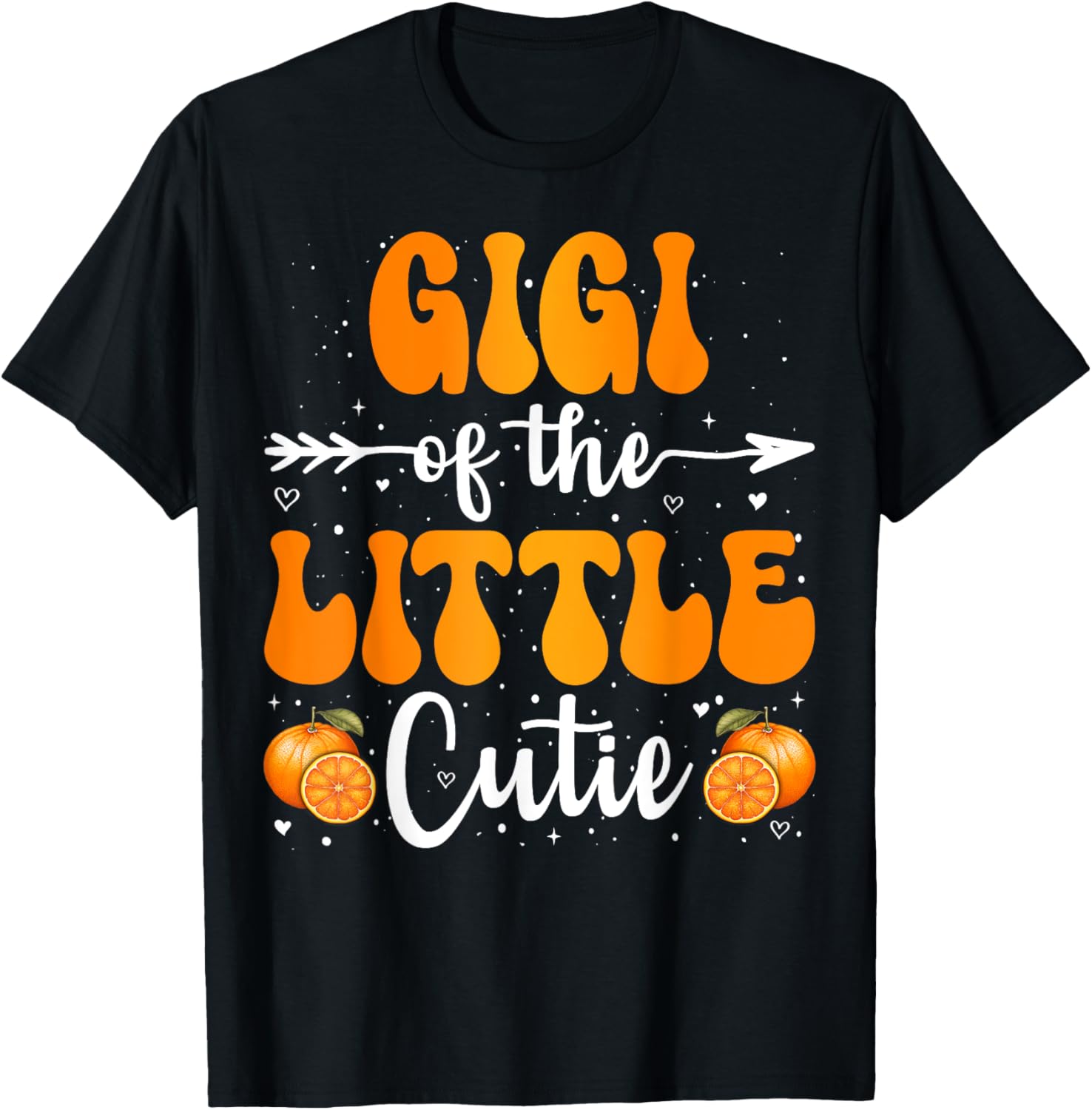 Gigi Of The Little Cutie Orange Clementine Birthday Party T-Shirt - T-Shirt | Black