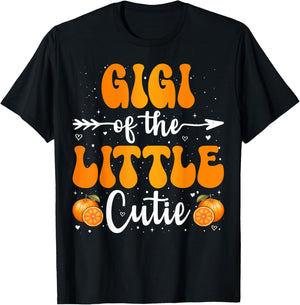 Gigi Of The Little Cutie Orange Clementine Birthday Party T-Shirt - T-Shirt | Black
