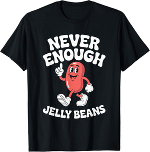 Funny Jelly Bean or Jelly Beans Retro T-Shirt - T-Shirt | Black