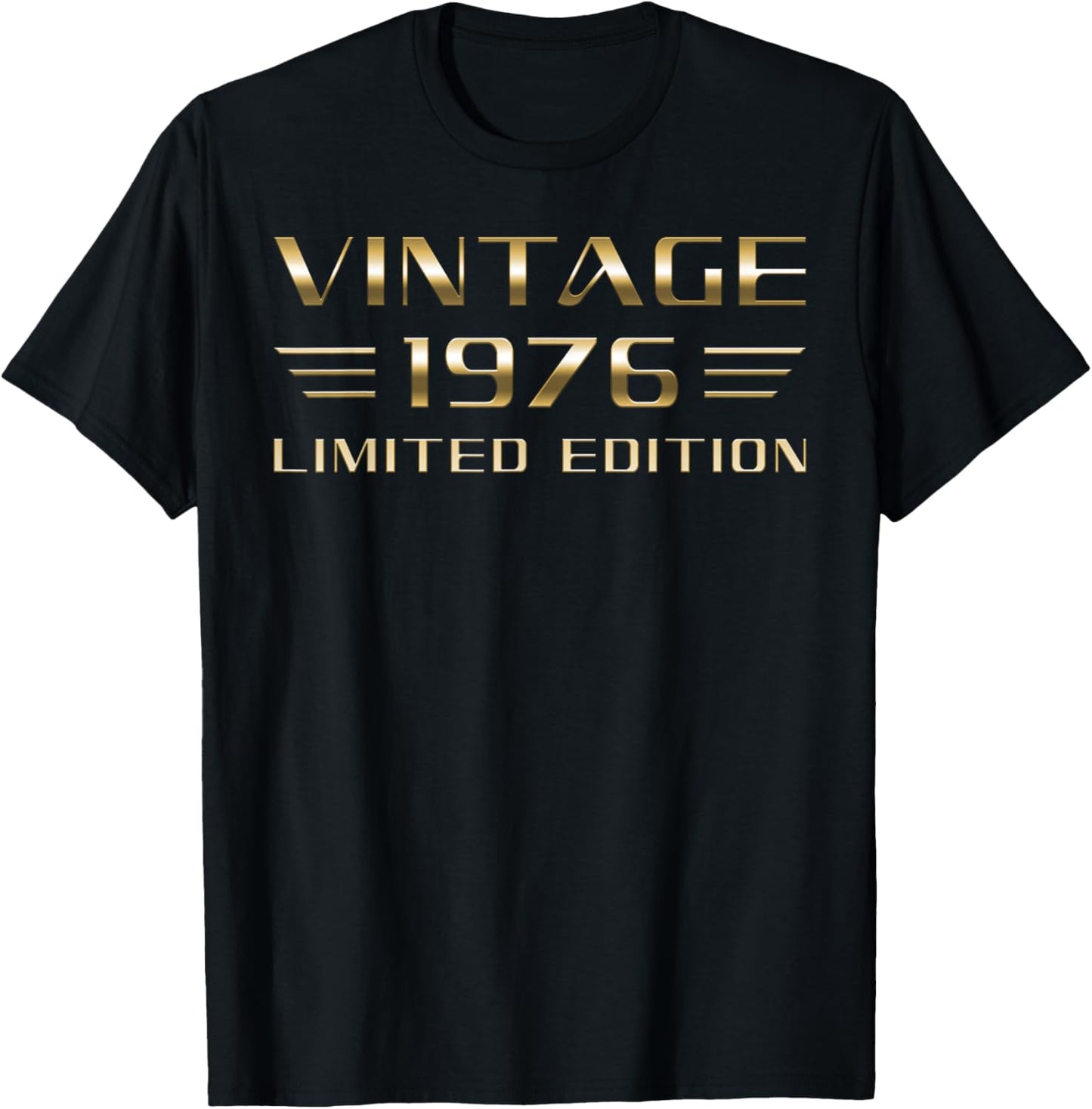 Vintage 1976 Limited Edition Classic Car 50th Birthday T-Shirt - T-Shirt | Black