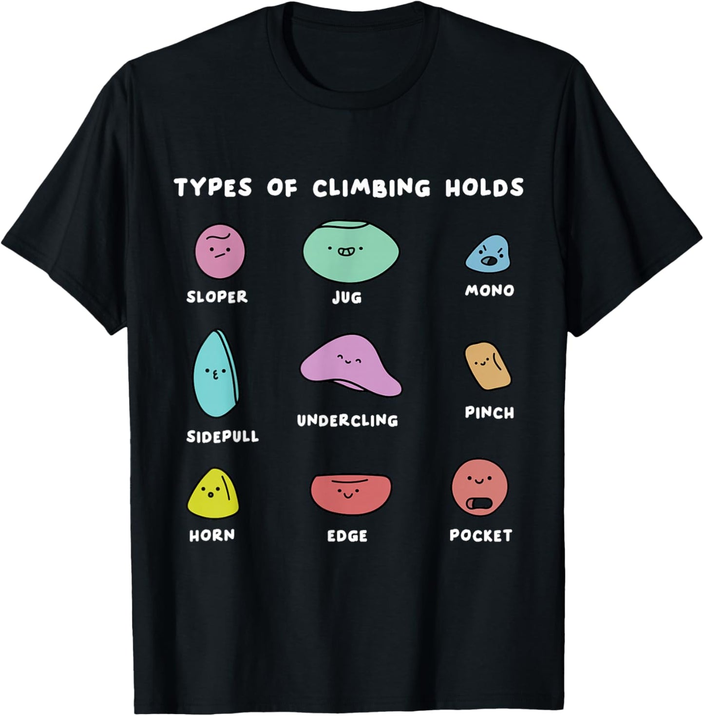 Funny Bouldering Boulderer Indoor Rock Wall Climber Climbing T-Shirt - T-Shirt | Black
