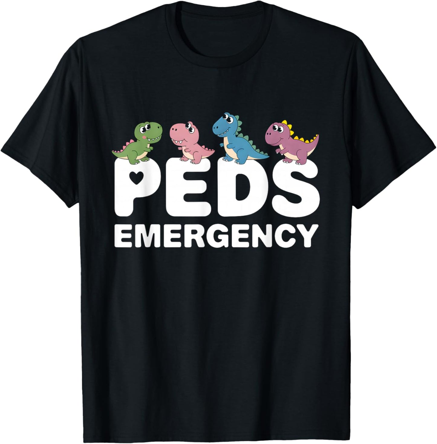 Peds Emergency Pediatric ER Nurse Appreciation Week T-Shirt - T-Shirt | Black