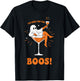 Funny Ghost Halloween Wine I’m Here for Boos T-Shirt - T-Shirt | Black