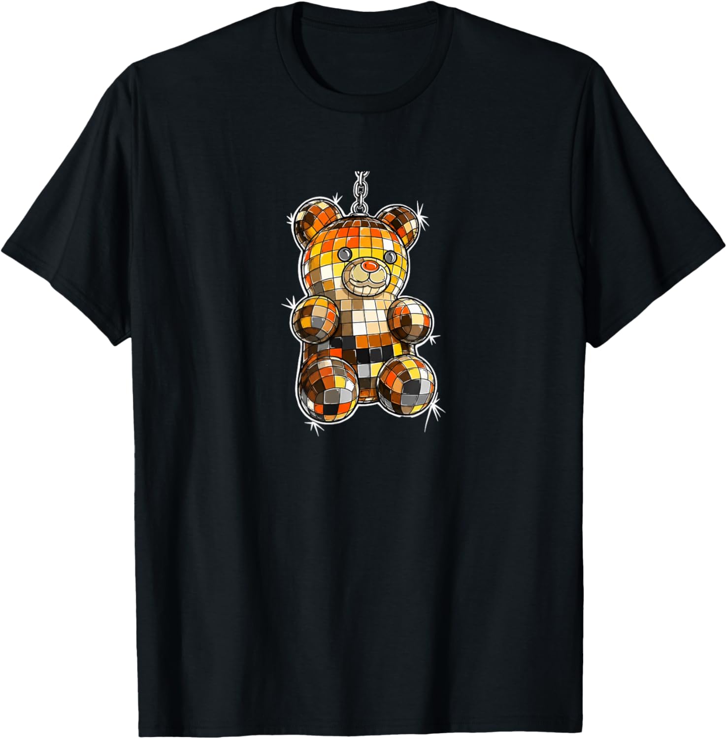 Disco Bear T-Shirt - T-Shirt | Black