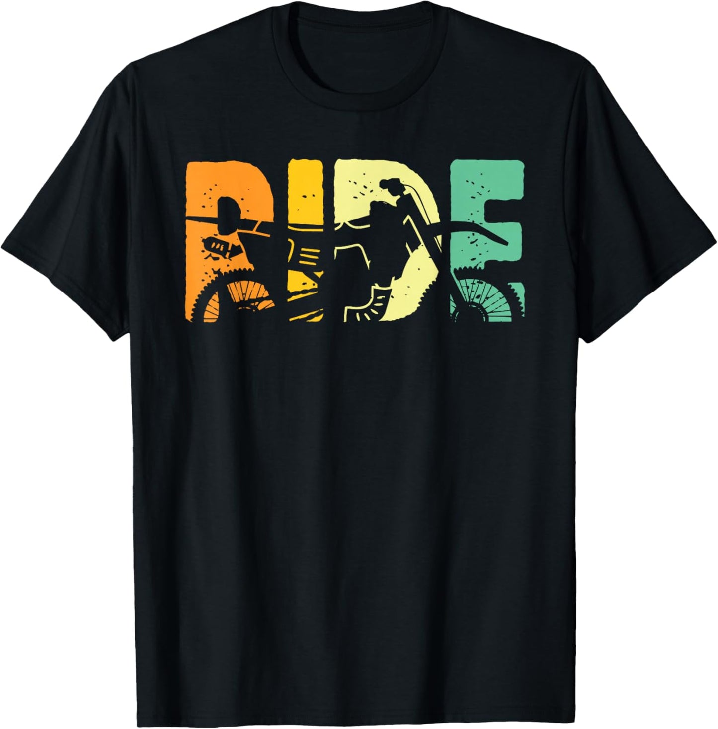 Dirt Bike Motocross Apparel - Motocross Dirt Bike T-Shirt - T-Shirt | Black