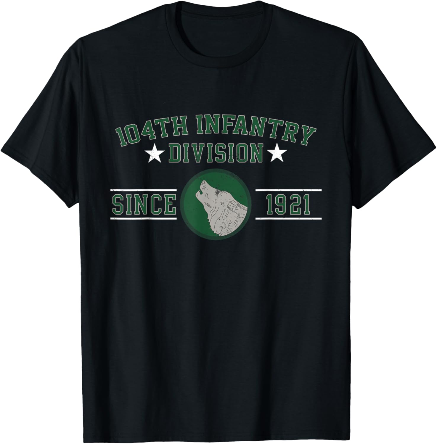 104th Infantry Division Veteran Military Father Day Xmas T-Shirt - T-Shirt | Black