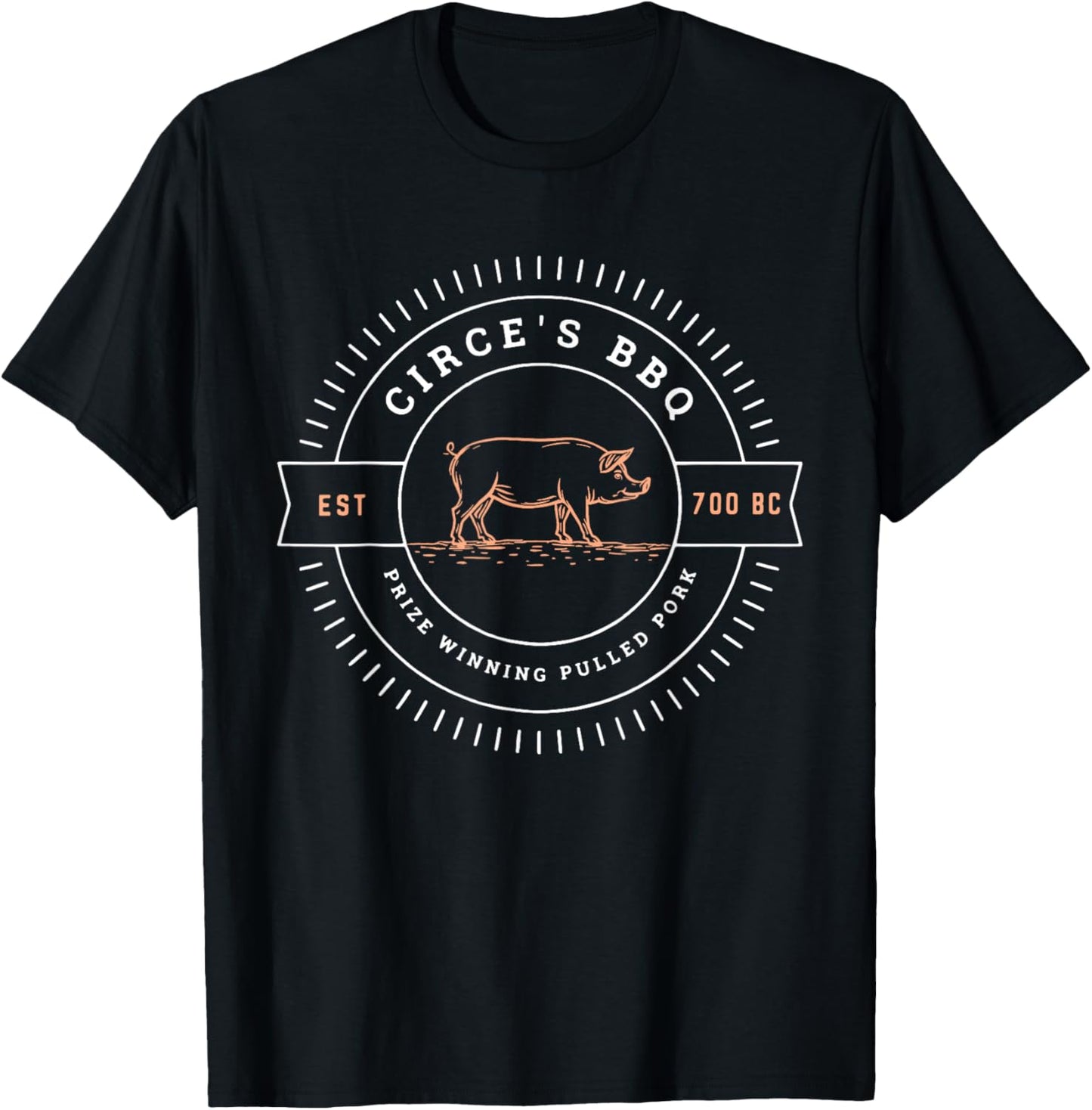 Circe's BBQ Funny Greek Mythology T-Shirt - T-Shirt | Black