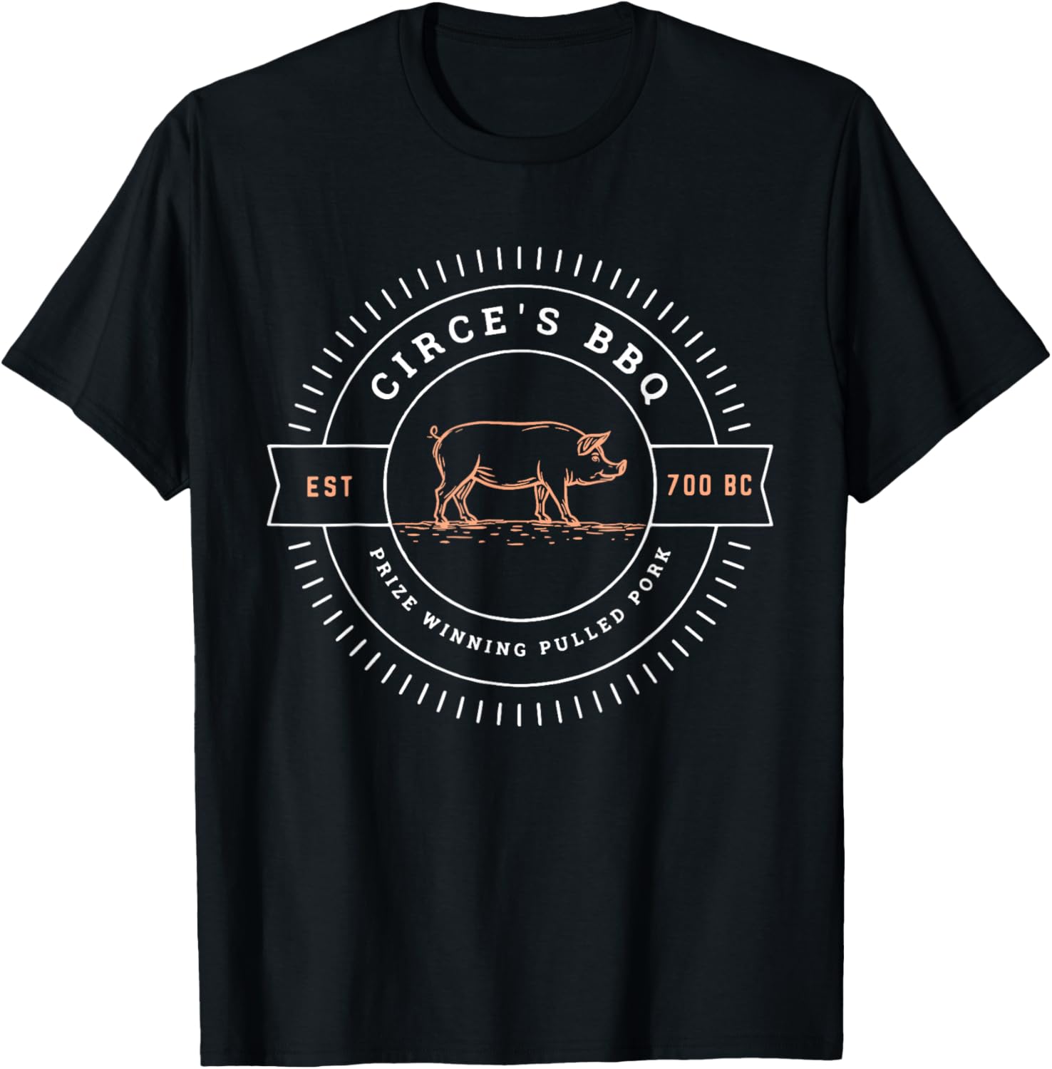 Circe's BBQ Funny Greek Mythology T-Shirt - T-Shirt | Black