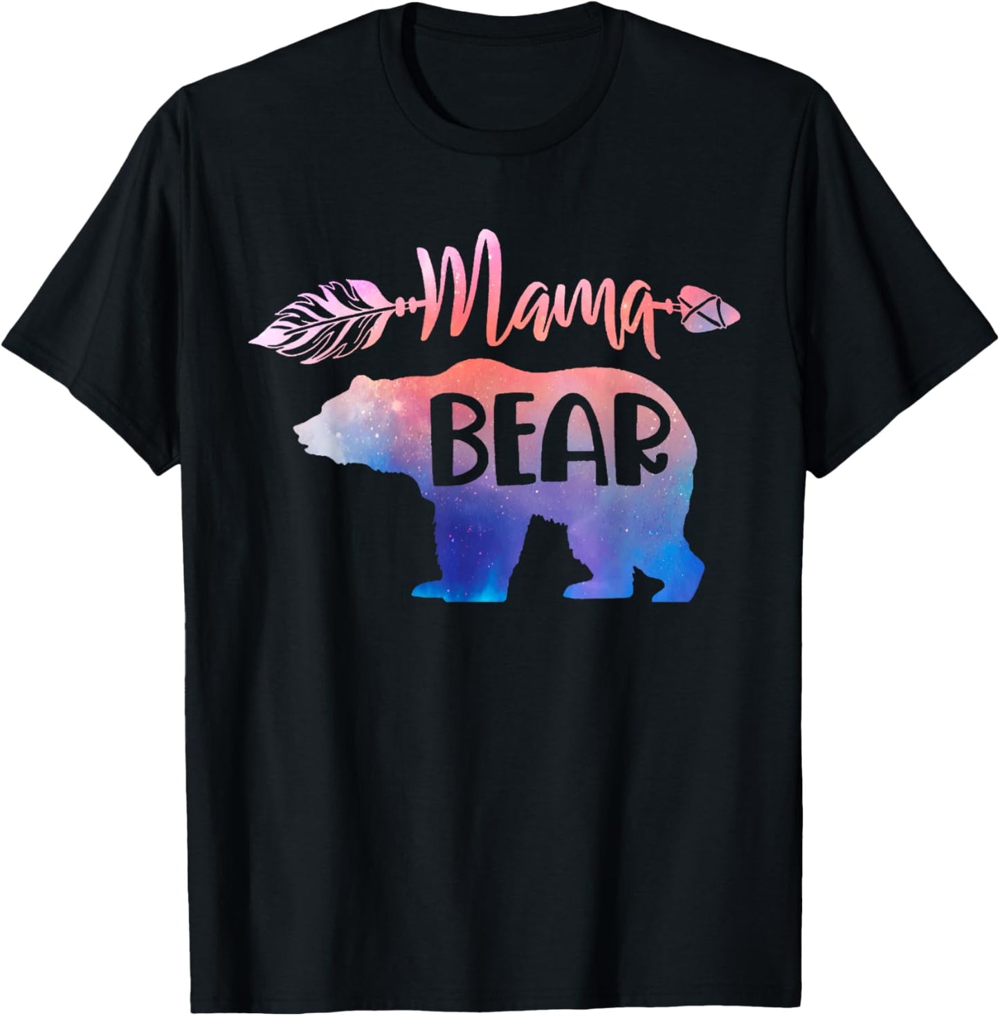 Funny Mama Bear Family Matching Kid Men Women Gifts T-Shirt - T-Shirt | Black