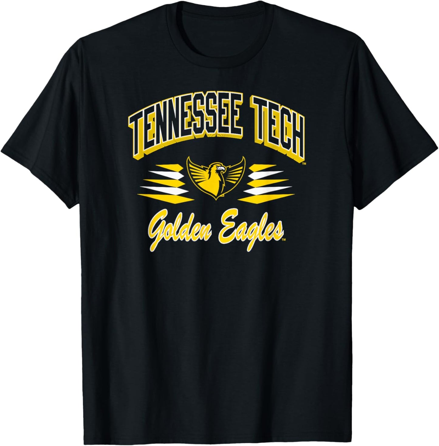 Tennessee Tech Golden Eagles Retro Diamond Purple T-Shirt - T-Shirt | Black