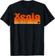 Xenia, Ohio Retro 80s Style T-Shirt - T-Shirt | Black