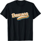 Vintage Dawson Custom Name Dawson T-Shirt - T-Shirt | Black
