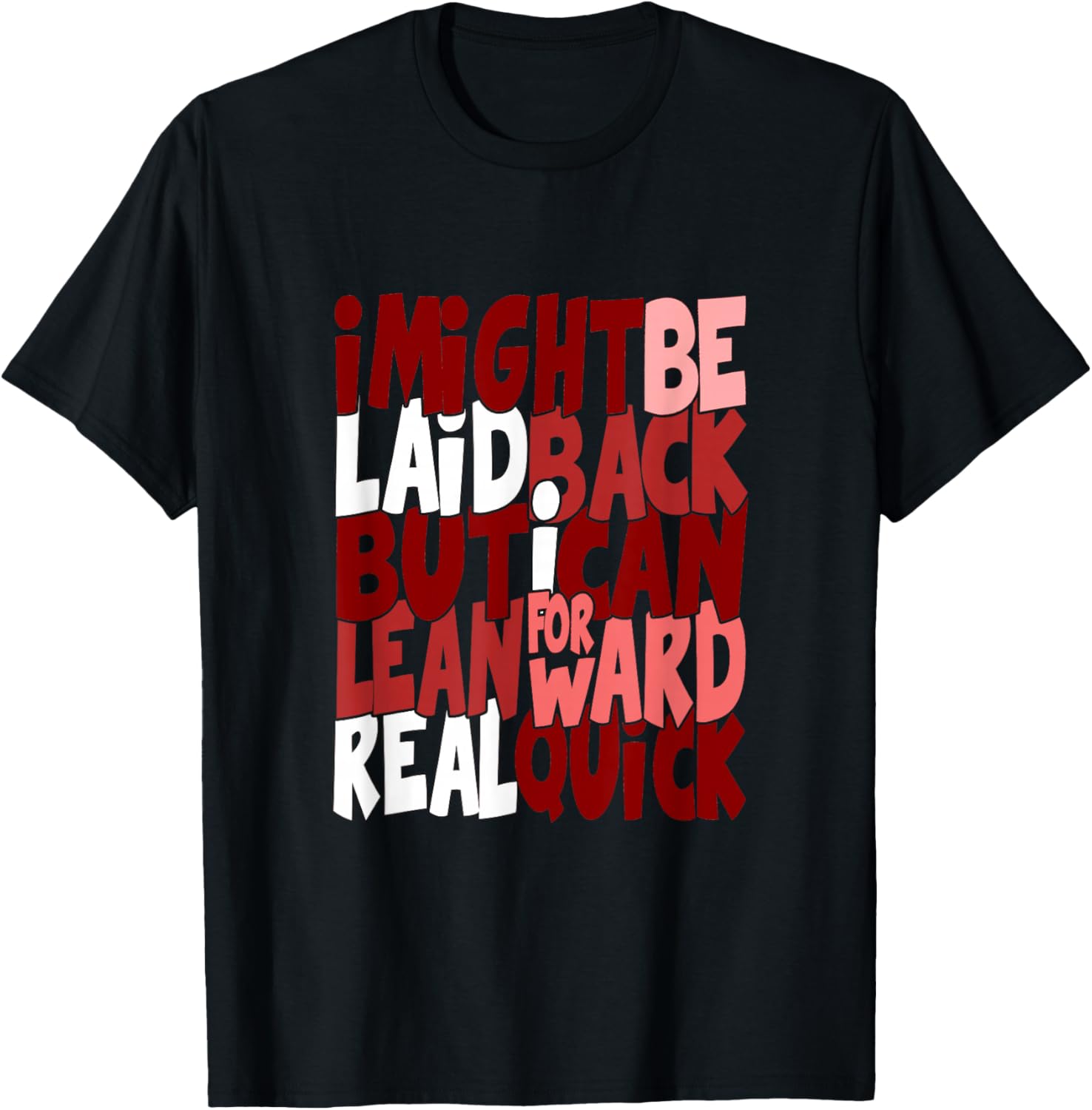 Maroon Red Burgundy Color Real Quick Red Burgundy Graphic T-Shirt - T-Shirt | Black