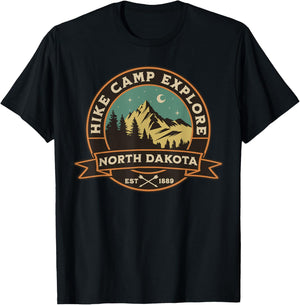 North Dakota T-Shirt - T-Shirt | Black