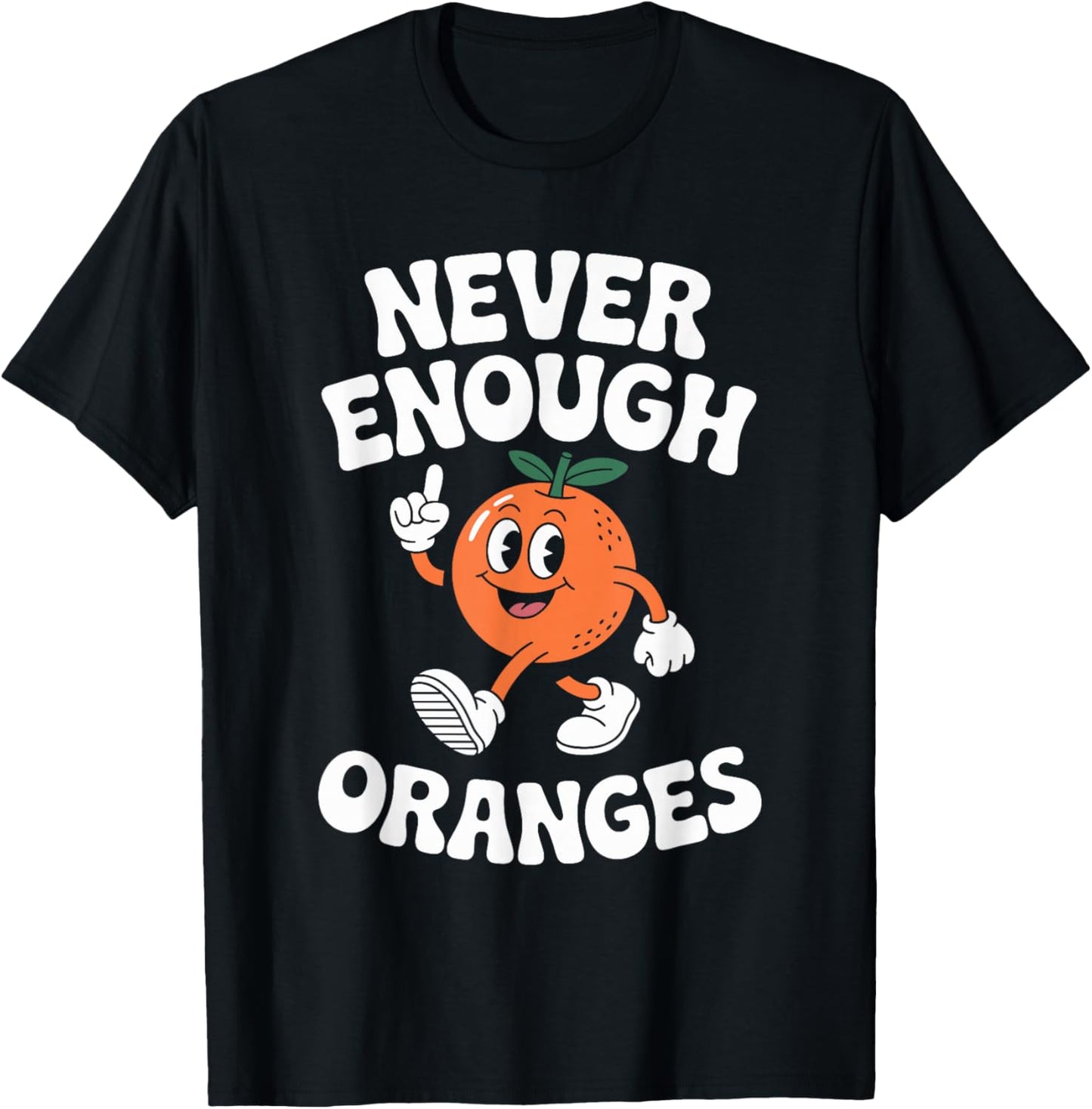 Funny Orange or Oranges Retro T-Shirt - T-Shirt | Black