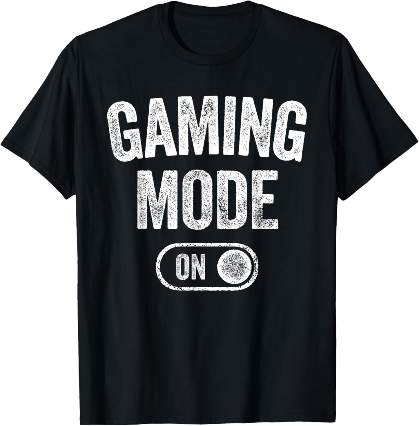 Gaming Mode On Funny Gamer Gift Men Kids Streamer Gaming T-Shirt - T-Shirt | Black