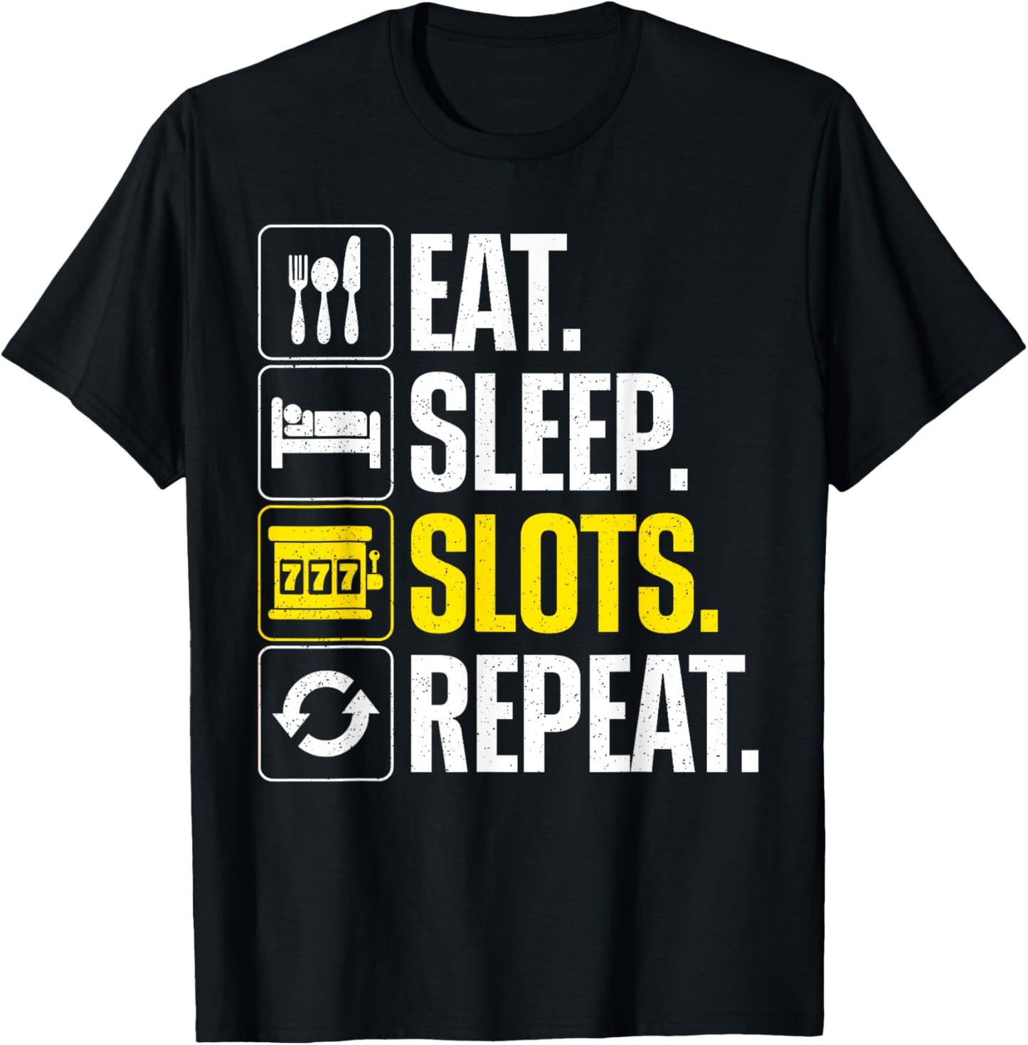 Slot Machine Art Women Gambling Casino Slot Machine T-Shirt - T-Shirt | Black