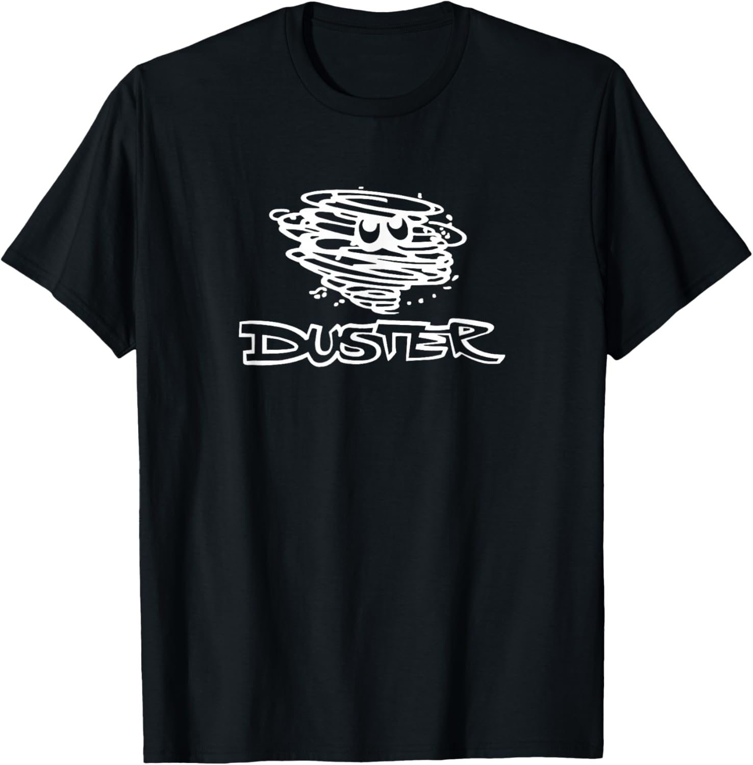 Vintage Duster Twister Decal Badge Emblem Classic CAR Art T-Shirt - T-Shirt | Black