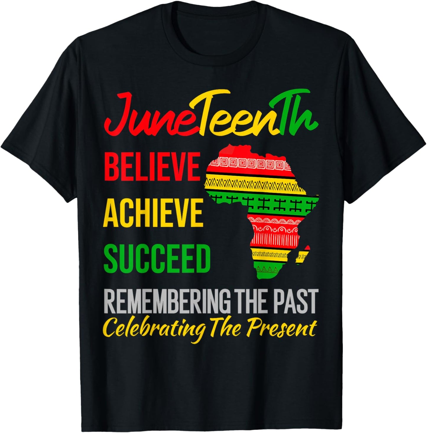 Juneteenth is My Independence Day African 1865 Juneteenth T-Shirt - T-Shirt | Black