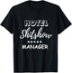 Funny Hotel Shit Show Manager T-Shirt - T-Shirt | Black
