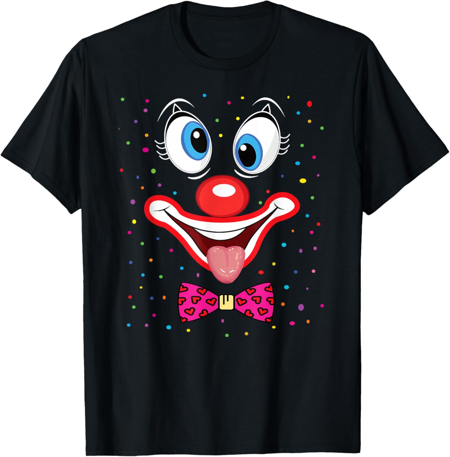 Clown Carnival Costume Carnival Clown Costume T-Shirt - T-Shirt | Black