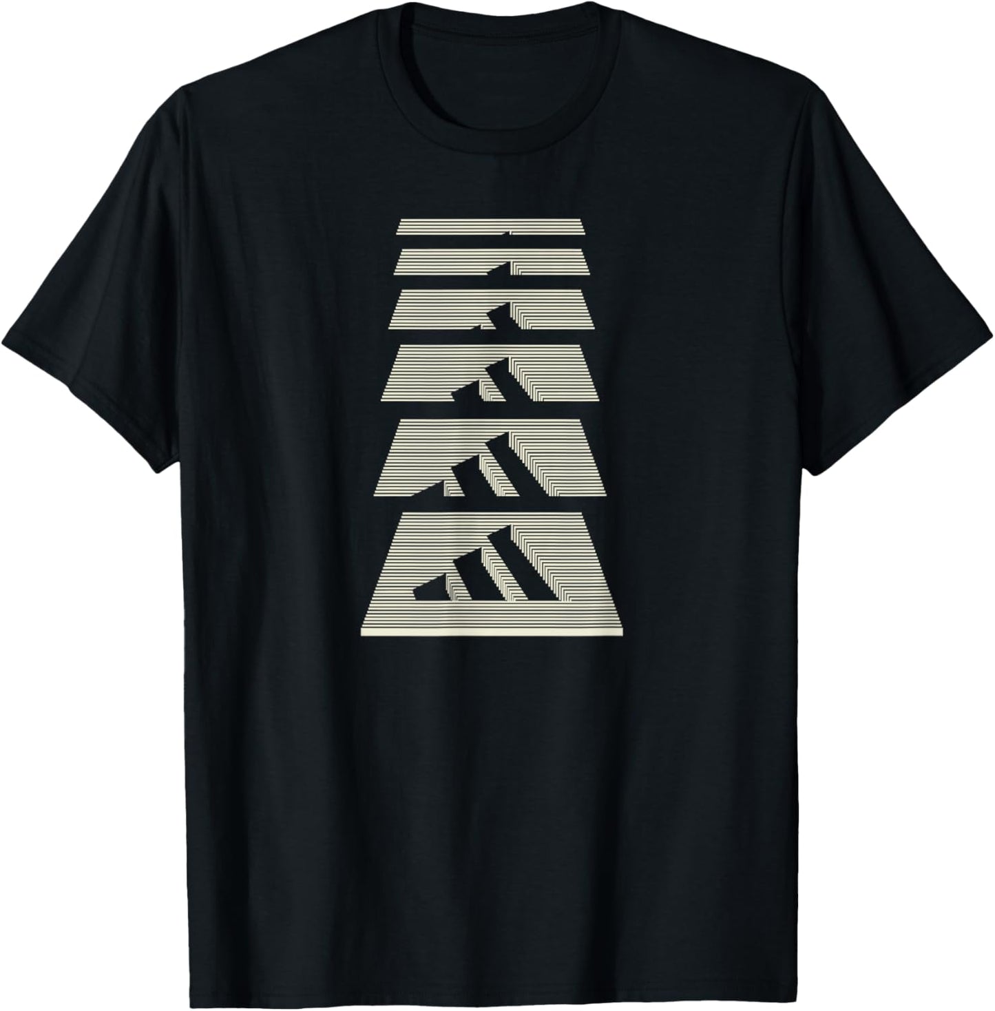adidas Badge of Sport Lined Graphic T-Shirt - T-Shirt | Black