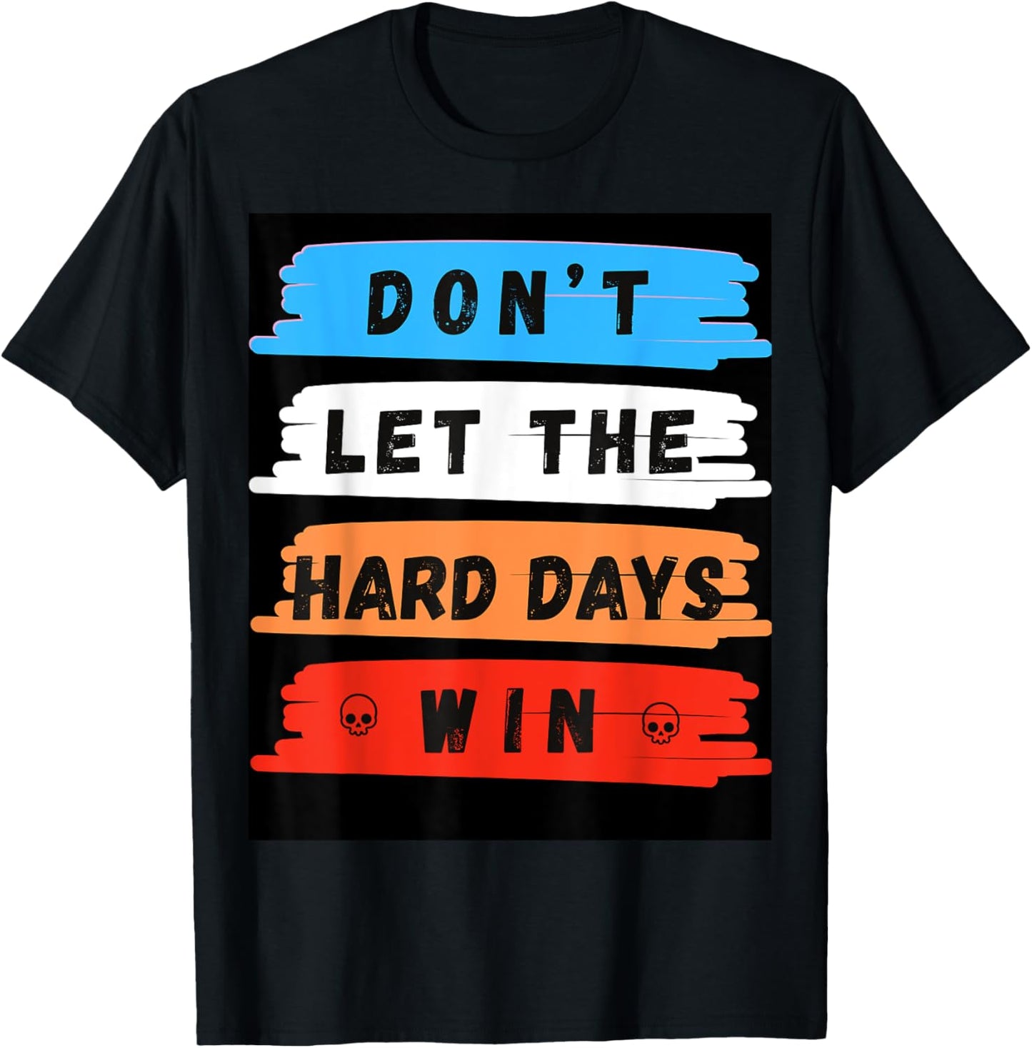 Rise & Thrive Inspirational Quotes and Positive Mindset Art T-Shirt - T-Shirt | Black