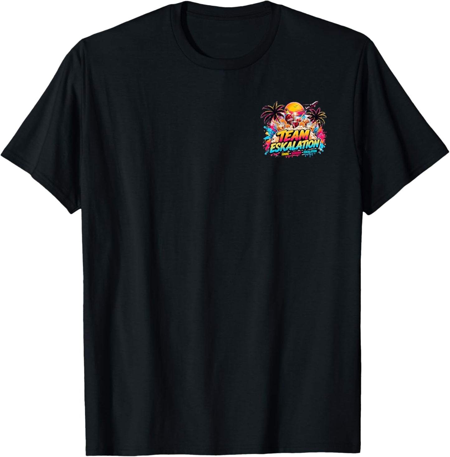 Team Eskalation Gruppenmotiv für Ausflug Wochenende Crew Spa T-Shirt - T-Shirt | Black