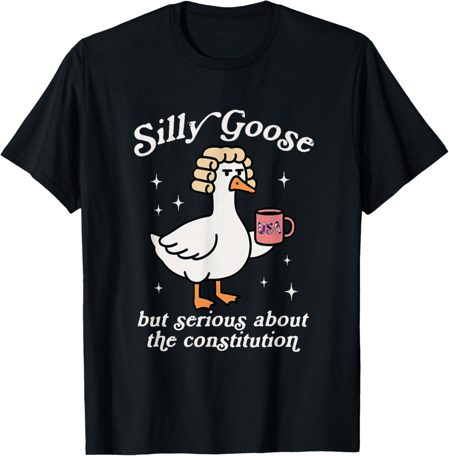 Silly-Goose Serious About The Constitution History Teacher T-Shirt - T-Shirt | Black
