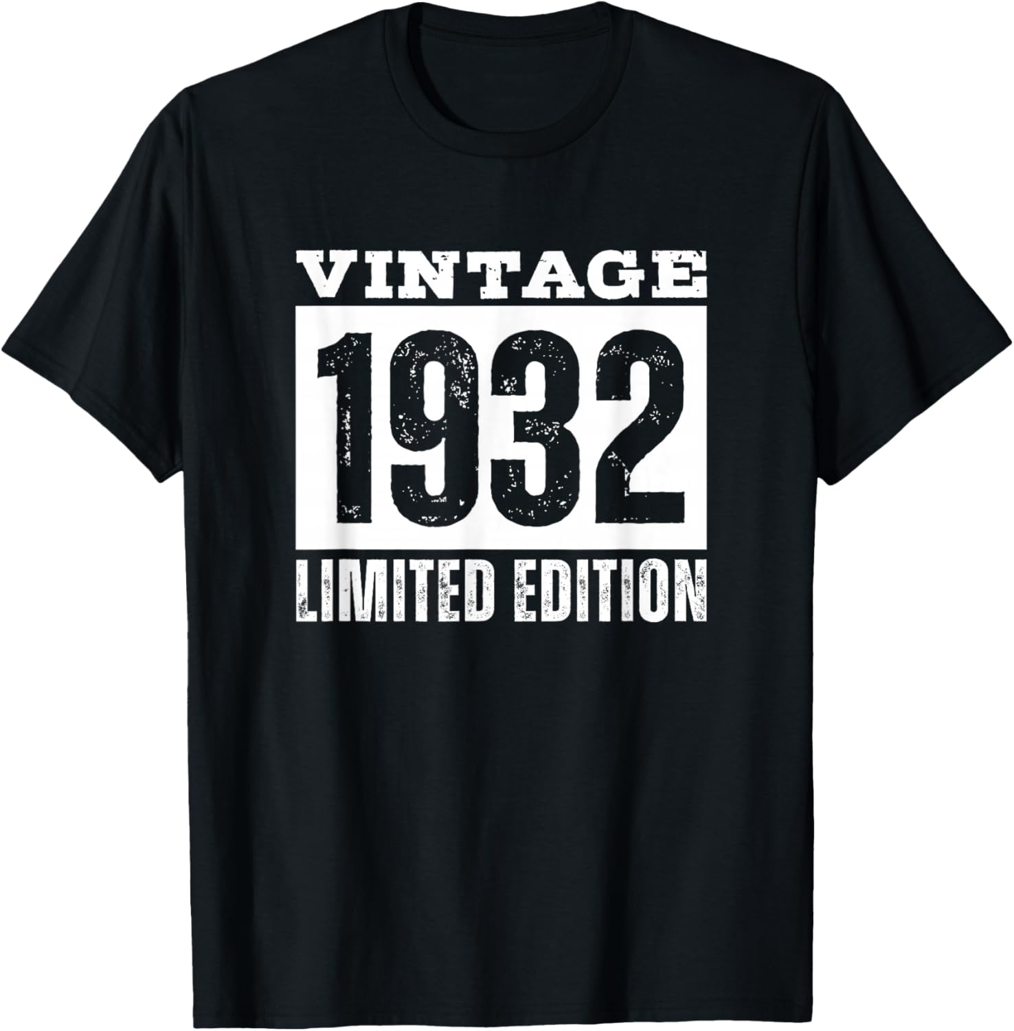 Vintage 1932 Limited Edition T-Shirt - T-Shirt | Black