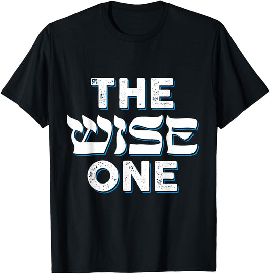 Funny Passover The Wise One Wise Son Pesach Jewish Seder T-Shirt - T-Shirt | Black