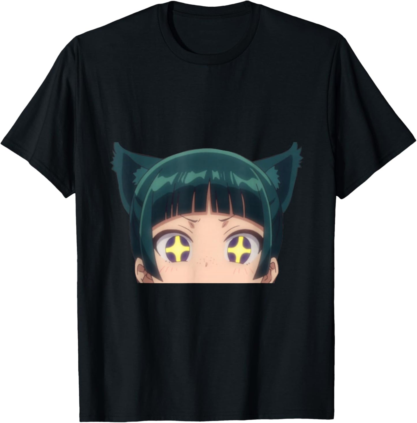 Apothecary Diaries Maomao Adorable Cat Girl Neko Anime Waifu T-Shirt - T-Shirt | Black